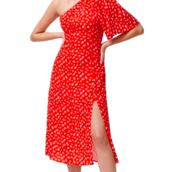 French Connection red maxi dress size 10 - Picture 2 of 8